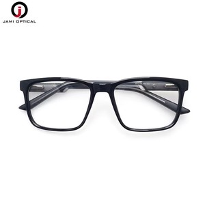 แว่นตาคลาสสิกคุณภาพสูง <span class=keywords><strong>กรอบ</strong></span> TR90 ขายส่ง รับทำโลโก้ แว่นตาผู้ชายสีดำ - Product Image 2