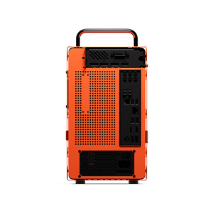 เคสคอมพิวเตอร์สำหรับวัยรุ่นทำจากอะลูมิเนียมอัลลอยด์มินิ-ITX 1พร้อมพัดลมช่องเสียบคู่รองรับ <span class=keywords><strong>GPU</strong></span> ในสต็อก - Product Image 3