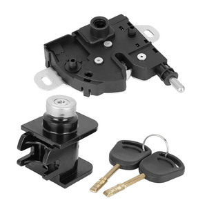 Cilindro de Cerradura de Capó para Ford Transit MK6 con 2 Llaves, Acero Inoxidable Negro 4124287 4956236 - Product Image 1