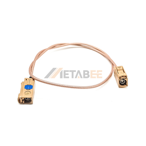FAKRA <span class=keywords><strong>Jack</strong></span> a FAKRA Beige <span class=keywords><strong>Jack</strong></span> Cable con código coaxial I RG316 - Product Image 4