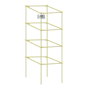 برج طماطم مربع أخضر بولي كلوريد الفينيل مغطى بالفولاذ اقفاص طماطم لتسلق الخضروات - Product Image 3