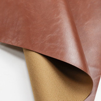 Tela de Cuero Sintético PVC Bicolor Vintage a Precio de Mayoreo para Muebles, Sofás y Sillas, Cuero Sintético Encerado para Tapicería