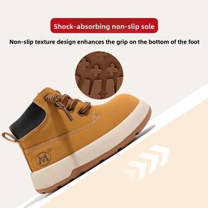 <span class=keywords><strong>รองเท้า</strong></span>บูทเด็กอ่อน ผ้าฝ้าย รุ่นใหม่ ฤดูหนาว 2025 บุผ้ากำมะหยี่ อุ่นสบาย พื้นนุ่ม บุขนด้านใน ซิปด้านข้าง ผูกเชือก - Product Image 3