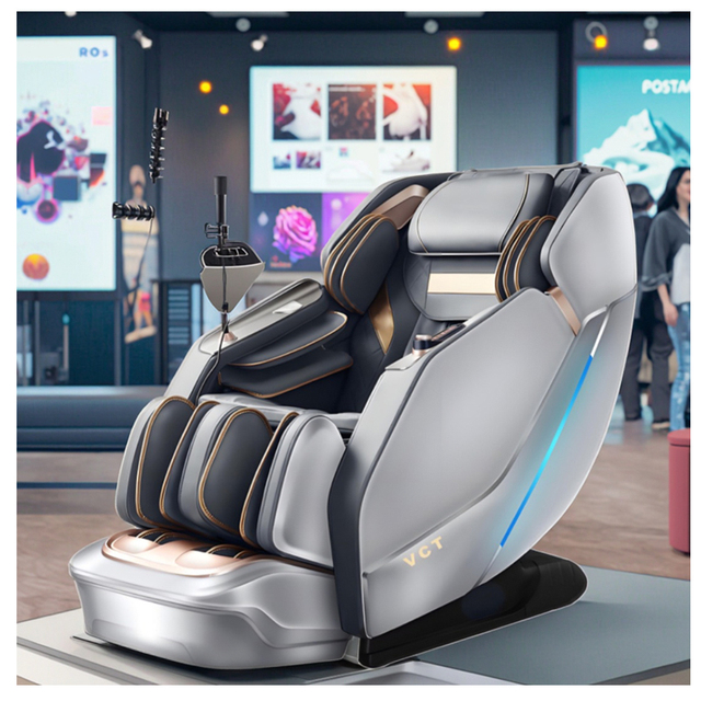 VCT-4528C Dual Movement Massage Chair 2025 zero Gravity Full Body AI Voice Controlled Electric SL Track Full Body Massage Chair