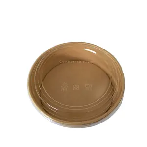 Biodegradable Disposable Lid 8oz/12oz/16oz/18oz/20oz/24oz/26oz/32oz Single/Double Wall Paper Bowls Gold Foil Printing Beverages