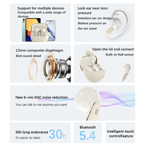 Auricolari Wireless TWS <span class=keywords><strong>J12</strong></span> con 6 Microfoni, ANC Ibrido e Chipset JL con Funzione di Cancellazione del Rumore - Product Image 4