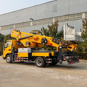 Aerial Work Platform Electric New Bucket Truck Boom Lift High Altitude Working Truck For Sale