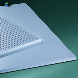 Panneau de <span class=keywords><strong>plafond</strong></span> en aluminium léger pour décoration intérieure, or, à encastrer, 600*600 - Product Image 3