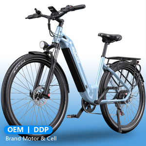 Vélo de <span class=keywords><strong>montagne</strong></span> électrique ONESPORT 250W 36V, cadre en alliage de 27,5 pouces, batterie 18,2 Ah, frein hydraulique, 7 vitesses, vélo électrique pour adultes - Product Image 1