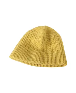 Toptan örme şapka yün iplik kalınlaşmış kış şapka açık sürme kış şapka lüks tasarımcı bere Unisex şapkalar