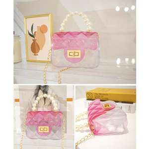 <b>Kids</b> Jelly Purses and Handbags Cute PVC Mini Crossbody Bags for Women Small Coin <b>Wallet</b> Baby Girl Beach Tote Bag - Product Image 6