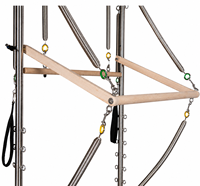 Reformer Pilates Commercial en Bois d'Érable avec Cadre en Acier Inoxydable, Demi-Cadillac Portable et Réglable pour Studio de Pilates, OEM ODM