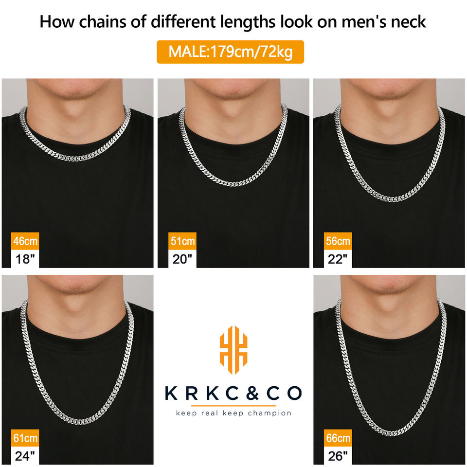 Aospkle Black Stainless Steel Cuban Link Bracelet For Men - 8MM Hip Hop Chain Gift For Dad, Brother, Boyfriend - View #6