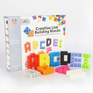 DIY Educational Creative Colorful 3D Building Bricks ABS <b>Plastic</b> Assemble Series Classic <b>Blocks</b> DIY Toy Educational Toy - Product Image 4