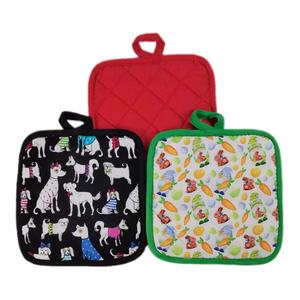 حصيرة للمطبخ مخصصة للشواء والحفلات وللحفلات الباربيكيو بأشكال صناعية حامل وعاء قطني بأقفال مصمم للعمل على الطبخ والخبز ومقاوم للحرارة - Product Image 5