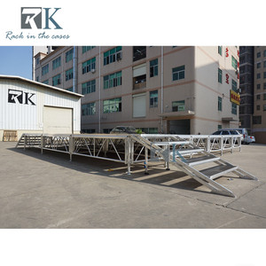 1m Height Adjustable Aluminum <b>Stage</b> Brace Modular Assembly <b>Stage</b> <b>Platform</b> - Product Image 2