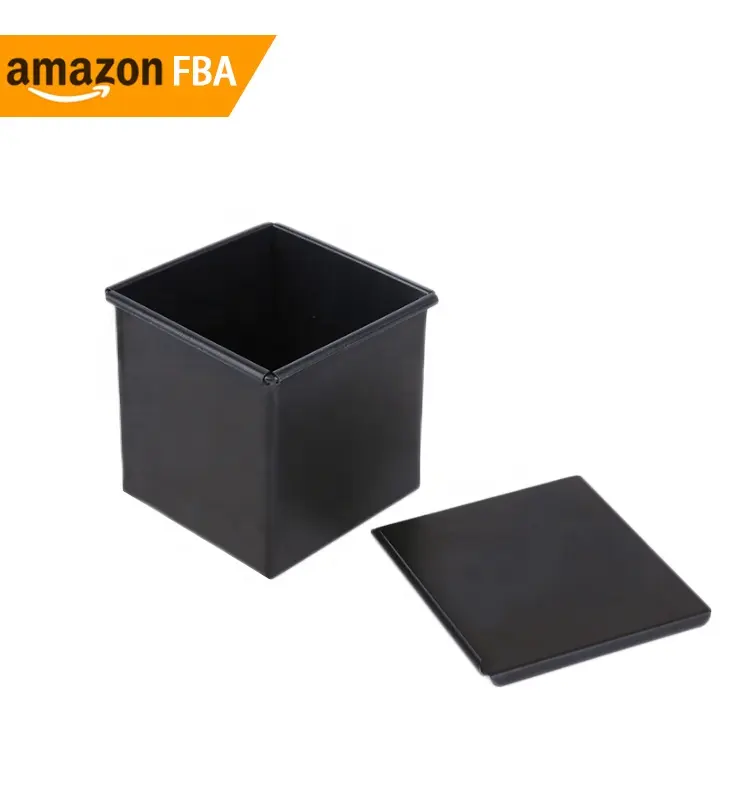 Новый продукт, идеи 2024 домашней и кухонной формы для выпечки, черная квадратная коробка для тостов с кубиками воды, форма для выпечки, форма для хлеба с крышкой