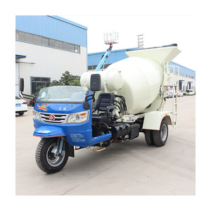 CE beş tekerlekli çimento karıştırıcı 2 küp beton karıştırma ve taşıma kamyonu fonksiyonu - Product Image 3