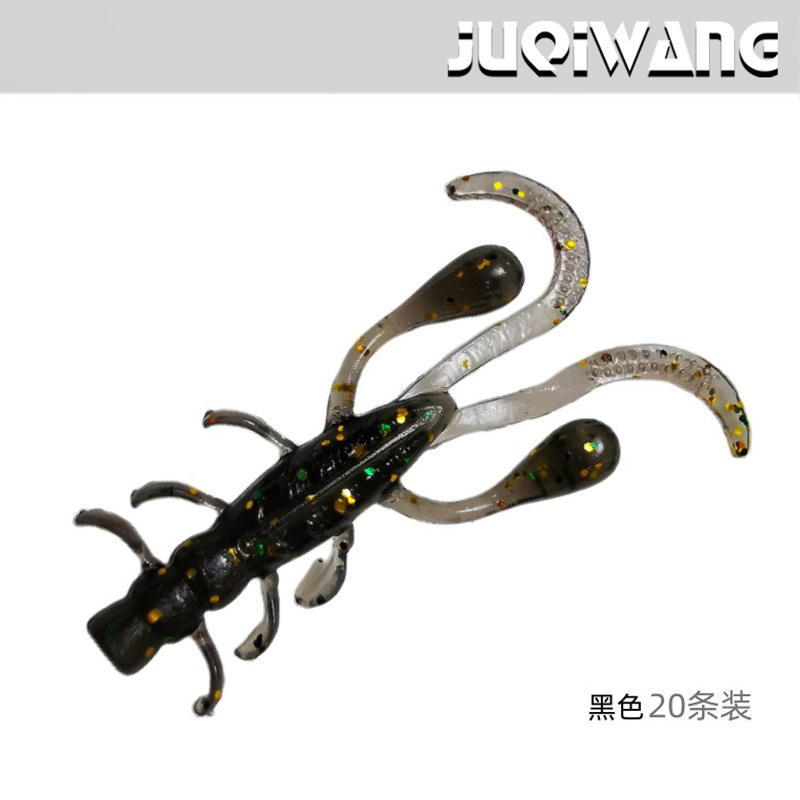 3.5 ซม. - ค้อนตกปลารูทสีดำสำหรับกุ้ง [20 ชิ้นต่อแพ็ค]