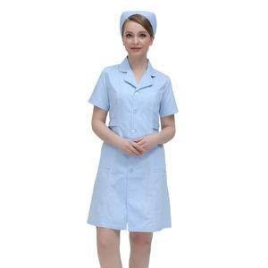 उच्च गुणवत्ता वाली प्रयोगशाला कोट सर्जिकल गाउन कपड़े उच्च गुणवत्ता वाले कपड़े समान मातृत्व नर्स स्क्रब - Product Image 3