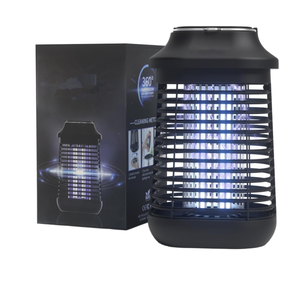 4200V High Powered Waterproof <strong>Electronic</strong> Mosquito <strong>Killer</strong> 15W UVA Insect Lamp Bulb Bug Zapper for Indoor/Outdoor Backyard <strong>Flies</strong> - Product Image 1