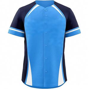 Factory Direct Sublimation Printing Plain Blank Unisex <b>Baseball</b> Jerseys - Product Image 3