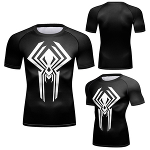 เสื้อยืดลายการ์ตูนสไปเดอร์แมนแบบพิมพ์ 3 มิติ ของ Cody Lundin เสื้อยืดแขนสั้นแนวสตรีทแวร์สำหรับผู้ชาย เสื้อยืดออกกำลังกายแบบรัดรูป - Product Image 4