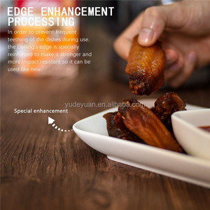 Assiettes à gâteaux plates en <span class=keywords><strong>porcelaine</strong></span> fine <span class=keywords><strong>rectangulaire</strong></span> Assiette blanche <span class=keywords><strong>Plat</strong></span> - Product Image 6