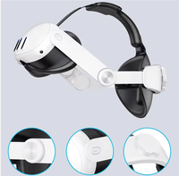 Accessoires VR confortables Sangle de soulagement de la pression de la tête du casque VR pour Meta Quest 3 Elite