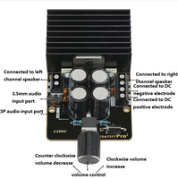 Carte amplificateur TDA7377 Module amplificateur stéréo double canal 12V Kit amplificateur audio DIY