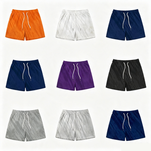 Pantaloncini Personalizzati Alabama con Doppio Logo, Stile Retrò Universitario, con Grafica della Squadra e Coulisse in Rete per Uomo - Product Image 1