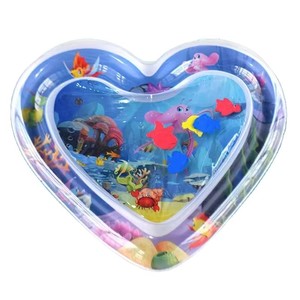 <span class=keywords><strong>Tapis</strong></span> de jeu aquatique pour bébé en forme de cœur, monde sous-marin, jouet <span class=keywords><strong>sensoriel</strong></span> pour le temps sur le ventre, pour nouveau-nés, étanche, <span class=keywords><strong>tapis</strong></span> de jeu estival - Product Image 2