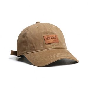 Casquette de baseball de haute qualité en gros pour enfants, hommes et femmes, avec logo personnalisé, motif Argyle brodé à la main, style streetwear, patch en cuir - Product Image 4