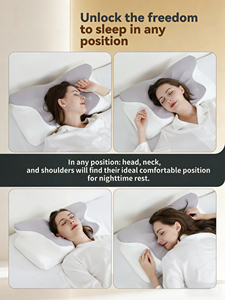 <span class=keywords><strong>Oreiller</strong></span> ergonomique en mousse à mémoire de forme pour soulager la douleur, <span class=keywords><strong>oreiller</strong></span> cervical pour dormeurs latéraux, <span class=keywords><strong>oreiller</strong></span> orthopédique pour lit - Product Image 4