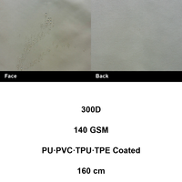 Tissu Oxford 100% polyester enduit PA 300D, 140 GSM, résistant à l'eau, tissé, pour équipement de plein air, accessoires pour chiens, produits pour animaux de compagnie