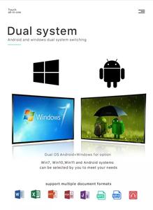 Pantalla táctil de oficina todo en uno, ordenador, <span class=keywords><strong>TV</strong></span>, pantalla grande inteligente, pizarra interactiva para Conferencias de Enseñanza, Pizarra Digital - Product Image 3