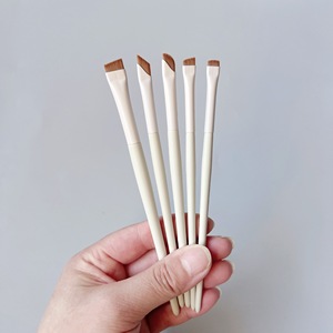 Luxury High Quality Custom Logo Private Label Lifting Angled Flat Tint Brow Makeup Eyeliner <strong>Eyebrow</strong> Brush - Product Image 2