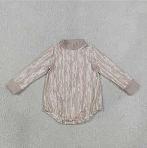 Ropa de Bebé para Hermanos, Niños y Niñas, Manga Larga, Camuflaje con Hojas, Mono Deportivo Tipo Choker - Product Image 5