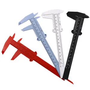 Factory Price 150mm Mini Plastic caliper Double scale plastic vernier caliper article Play measuring student caliper measuring