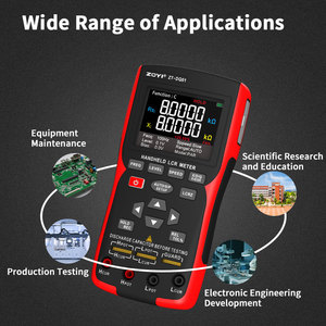 ZOYI-DQ01 เครื่องวัดค่าดิจิตอลแบบพกพา ความแม่นยำ: สูงสุด 0.3% ความถี่: 100Hz~100kHz ตัวชี้วัดทางเทคนิคของเครื่องวัดแบบพกพา - Product Image 1