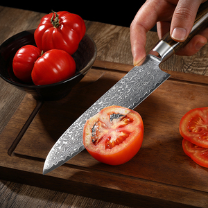 Ensemble de 6 couteaux de cuisine en acier damas 67 couches en acier inoxydable Chef Kiritsuke Santoku <span class=keywords><strong>Nairi</strong></span> Steak Couteau utilitaire - Product Image 4