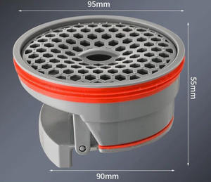 ฝาปิดท่อระบายน้ำพลาสติกป้องกันกลิ่น ป้องกันแมลง สำหรับห้องน้ำ ห้องครัว น้ำหนักเบา ติดตั้งง่าย - Product Image 2