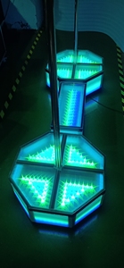 Éclairage LED DJ coloré pour discothèques, pubs, spectacles, 18W, aluminium, pole dance, scène, plateforme, mode de contrôle DMX512 pour entrepôts - Product Image 5