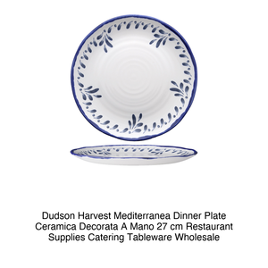 Plato de Cena Mediterráneo Dudson Harvest, Bandeja de Cerámica Decorada a Mano de 27 cm, Suministros para Restaurantes, Vajilla para Catering, Venta al por Mayor - Product Image 2