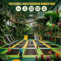Équipement de jeu intérieur à thème jungle avec toboggan, conception 3D gratuite, aire de jeux commerciale pour garderies et maternelles