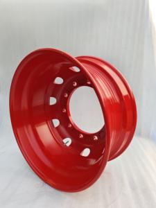 正德高品质定制22.5x9.00英寸光亮镀铝轮圈全新，适用于解放卡车改装/升级 - Product Image 6