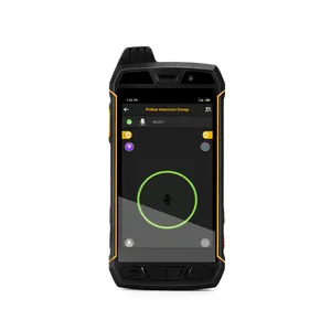 Android 4G LTE Poc Réseau public Téléphone mobile ZELLO Radio bidirectionnelle Distance illimitée Ptt SOS Talkie-walkie avec carte SIM