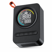Gonfleur de pneus sans fil portable, double écran numérique RGB, pompe à air rechargeable, arrêt automatique programmé, lumière LED pour les urgences automobiles