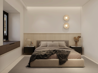 Ensemble de meubles de chambre à coucher de style moderne, personnalisable, grand format, incluant lit inclinable et extensible, armoire et bureau avec rangement