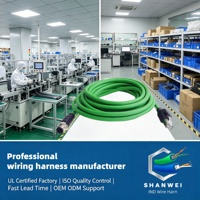 Konektor Ethernet RJ45 PVC M12D Terproteksi - Harness 4-Core Male Aviation Plug IP67 Digunakan pada Mesin Industri Tahan Lama